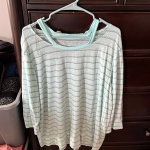 Off the shoulder shirt by mny